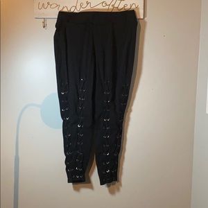 NWOT Torrid lace up leggings